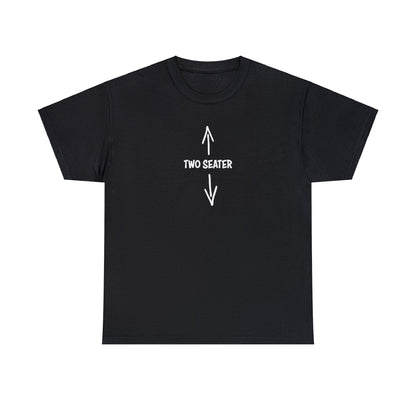 "Two Seater" Tee Black