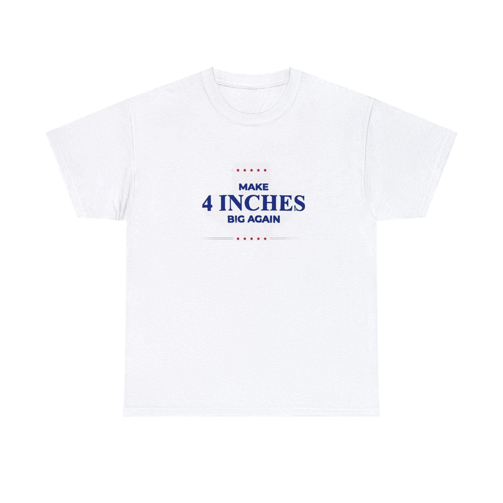 "4 Inches" Tee White