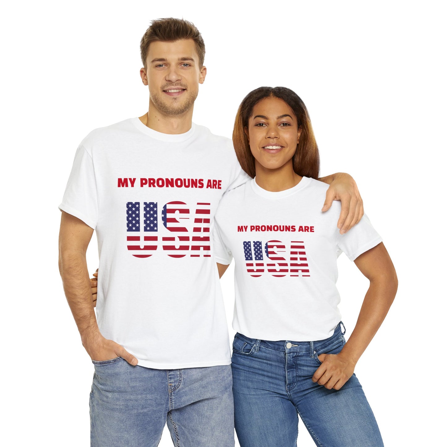 "My Pronouns are USA" Tee