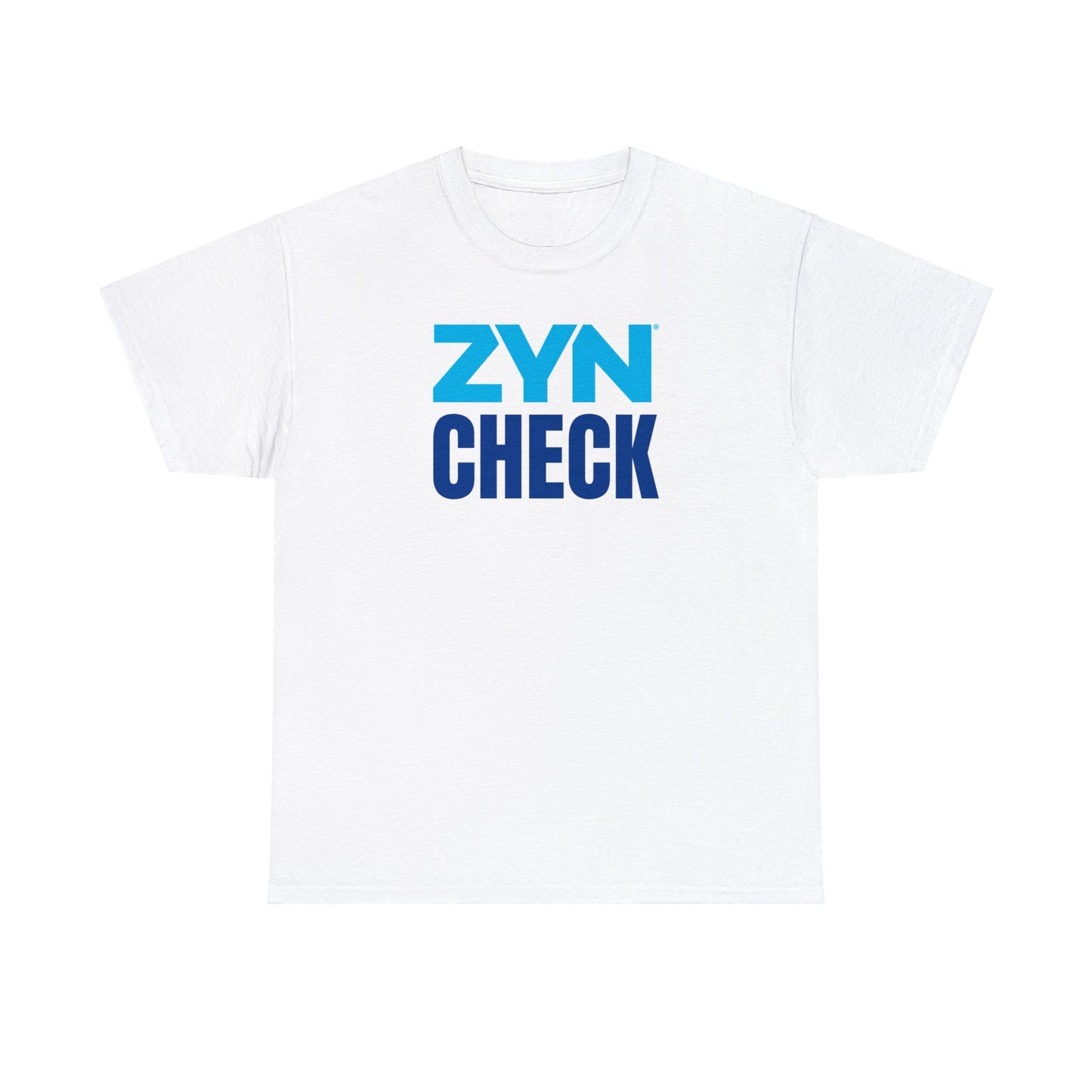 "ZYN Check" Tee White